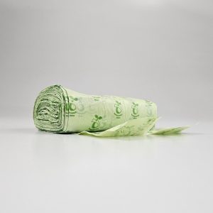 Biologisch Afbreekbare Vuilniszakken 10 Liter | Handvat | 18 My | 40×55 cm – 100 zakken