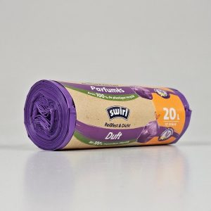 Swirl Vuilniszakken 20 Liter | Trekband | LDPE | 38 My | 45×50 cm – 144 zakken