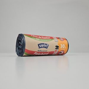 Swirl Vuilniszakken 30 Liter | Fixeerband | LDPE | 45 My | 47×78 cm – 90 zakken