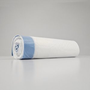 Witte Vuilniszakken 30 Liter | Trekband | HDPE | 15 My | 50×60 cm – 100 zakken