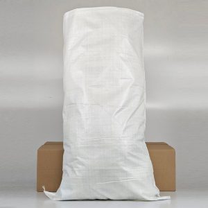 Witte Puinzakken 80 Liter | Geweven PP | 100 My | 60×100 cm – 100 zakken