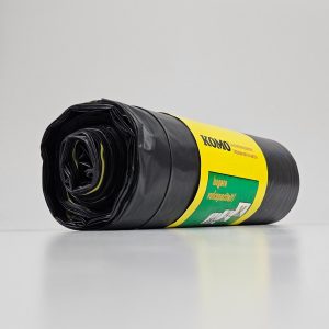 KOMO Vuilniszakken 60 Liter | Trekband | LDPE | 50 My | 60×80 cm – 60 zakken