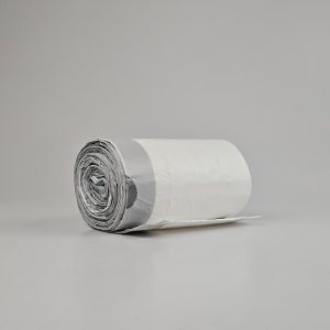 Witte Vuilniszakken 50-60 Liter | Trekband | HDPE | 28 My | 61×81 cm – 120 zakken