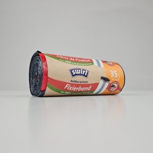 Swirl Vuilniszakken 35 Liter | Fixeerband | LDPE | 40 My | 65×63 cm – 80 zakken