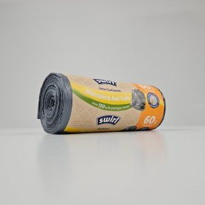 Swirl Vuilniszakken 60 Liter | Trekband | LDPE | 40 My | 68×73 cm – 60 zakken