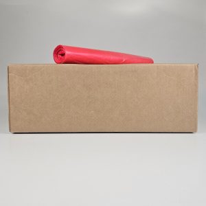 Rode Vuilniszakken 130 Liter | HDPE | T25 | 80×110 cm – 300 zakken