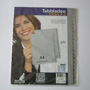 Kangaro Tabbladen ABC