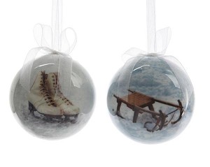 Kerstballen met print