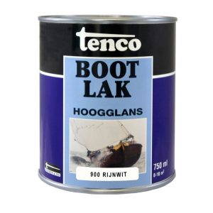 Tenco Bootlak Rijnwit hoogglans