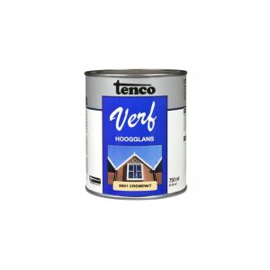 Tencoverf hoogglans cremewit 9001
