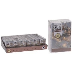 Batterijverlichting 20LED warm wit