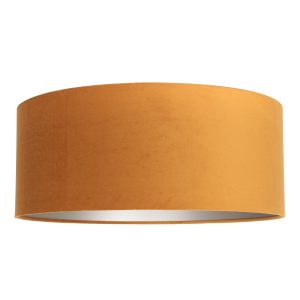 Lampenkap velours rond | E27 | Ø 20 cm | goud | modern