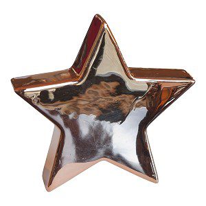 Kerstster koperkleur
