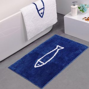 LuxeHaven – Weelderige Badmat met Ultra-Zachte Chenille en Anti-Slip Onderkant