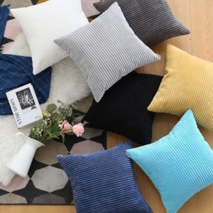VeluLuxe – Fluweelzachte Corduroy Kussenhoes voor een Gezellige Uitstraling