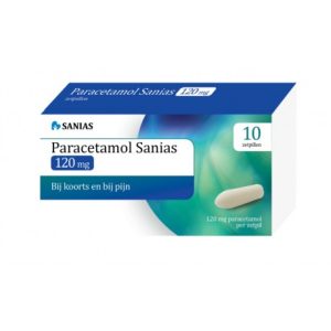 Sanias Paracetamol Zetpil 120 mg