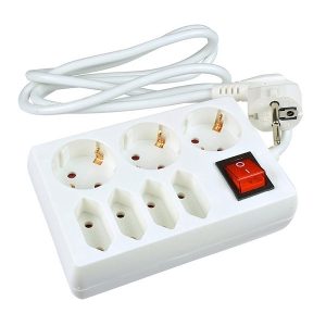 Kinzo stekkerdoos 7-voudig met schakelaar 1,5m