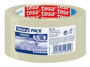 TESA TAPE OF PLAKBAND TRANSPARANT